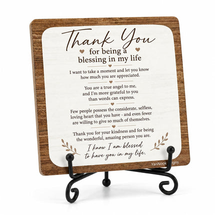 Farmhouse Decor Living Room Shelf Decor, Rustic Home Accent Sign - photo 12