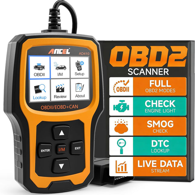 Enhanced OBD2 Scanner and Vehicle Code Reader for 1996+ OBDII Cars