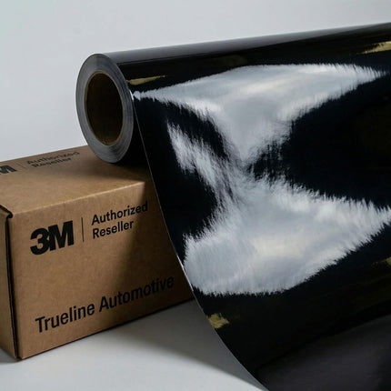 3M 2080 Series Gloss Black (G12) Vinyl Wrap Film - 5ft x 1ft - 5 sq ft - Dual Cast Bubble Free Air Release Technology - Professional Grade Automotive Vinyl