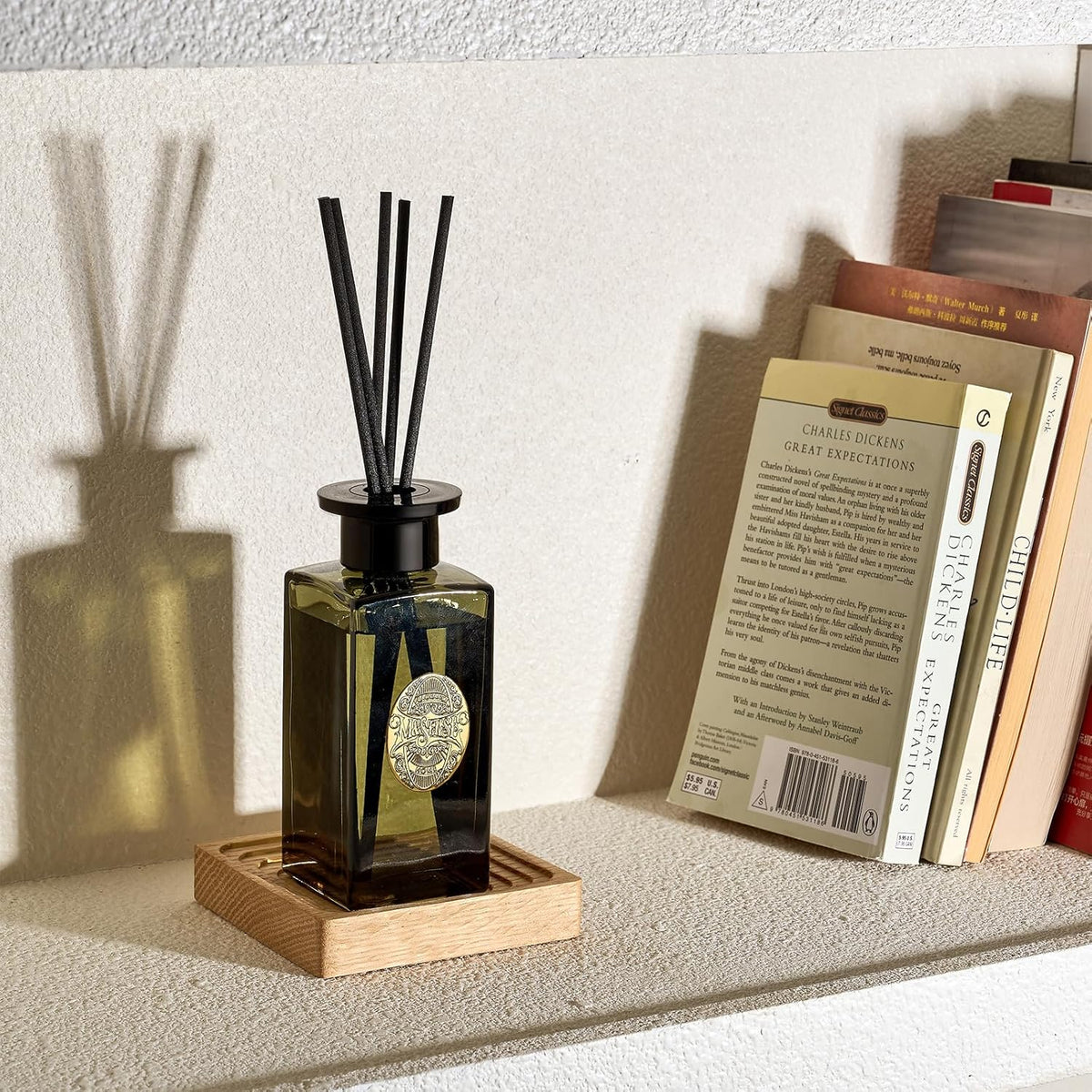 6.3 oz Large Reed Diffuser Set | Bamboo Scent Oil Diffuser with Sticks | Hotel Collection Non-Toxic - photo 4