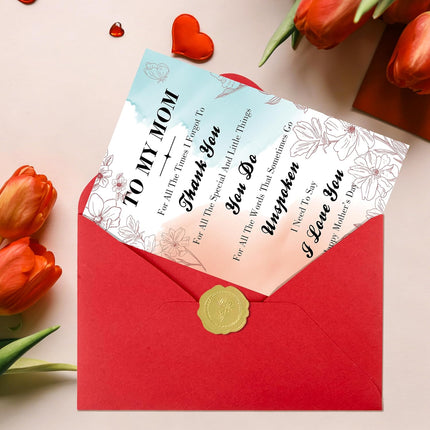 IDU Mothers Day Card,Happy Mothers Day Cards for Mom from Daughter Son,Sentimental Mother's Day Card Gifts for Mother