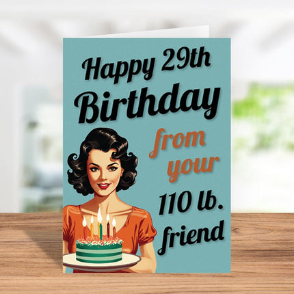 Katie Doodle - Funny Birthday Cards for Women (2-Pack, Handmade in USA) - Great for 30th, 40th, 50th, 60th, 70th, 75th, 80th, 90th Birthday Gifts for Women Friends - Includes 2 Cards & 2 Envelopes