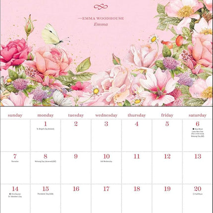 The Quotable Jane Austen 2027 Wall Calendar