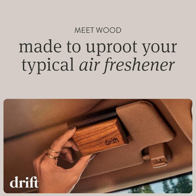 Drift Car Wood Air Freshener Amber Scent Starter Kit