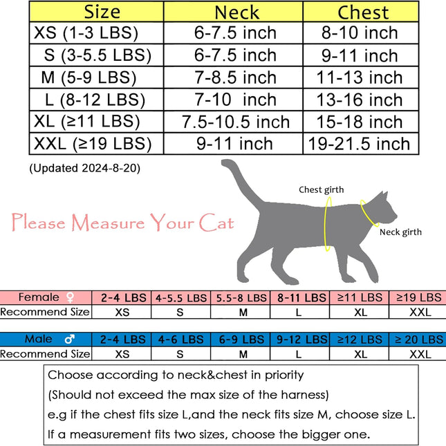 Tactical Cat Harness and Leash for Walking Escape Proof, Adjustable Cat Walking Jackets, Padded Stylish - photo 2
