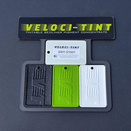 VelociTint Bedliner Pigment Concentrate 2oz Pouch for 2K Urethane Tintable Bed Liner 200+ Colors Available (Alien Green)