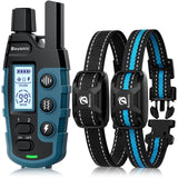 Dog Shock Collar 2 Dogs (5-120Lbs) - 3300 ft Waterproof Training Collar for Dogs Large Medium Small with Rechargeable Remote, Beep (1-8) Vibration (1-16) and Humane Shock (1-99) Modes