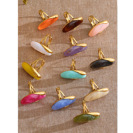 Colorful Chunky Statement Rings for Women Large Acrylic Resin Jewelry - photo 7