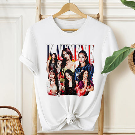 Katseye Merch Kpop Girl Group Tshirt, Fans Concert Outfit Pop Tee Retro Shirts, Unisex Adult Size S–2XL