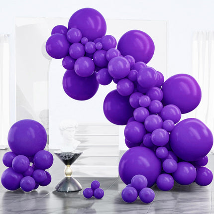 Dark Brown Balloons 100pcs Boho Coffee Neutral Different Sizes