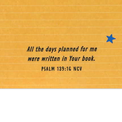 DaySpring Religious Graduation Card (God Is Writing Your Next Chapter) for Son, Daughter, Grandchild, Niece, Nephew