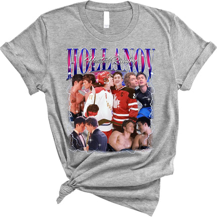 Heated Hockey Rivalry Love T Shirt Retro Romance Sports Theme Casual Short Sleeve Street Style Tee