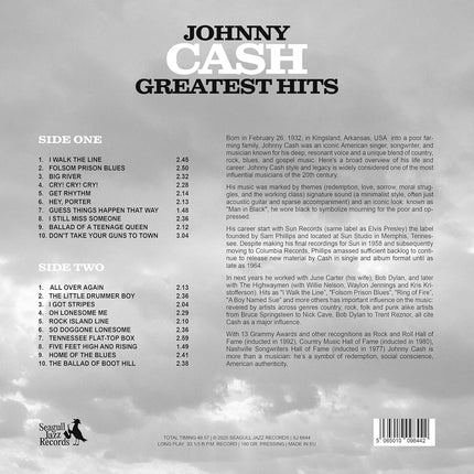 Johnny Cash Greatest Hits - Limited Color Edition