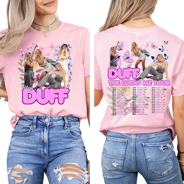 SourceToHome FuenteACasa Pop Concert Tour Back Print Graphic T Shirt Butterfly Aesthetic Setlist — Home & Lifestyle