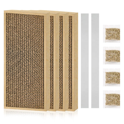 Splicing Cat Scratch Pad: Cat Scratchers for Indoor Cats and Kitten, 2 Pack Cat Scratching Pad, Cat Scratcher Cardboard, Scratching Pad, Premium Scratch from Cats, Double-Sided Design