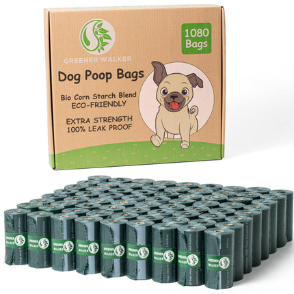 Poop Bags for Dog Waste-540 Bags,Extra Thick Strong 100% Leak Proof Dog Waste Bags (Green)