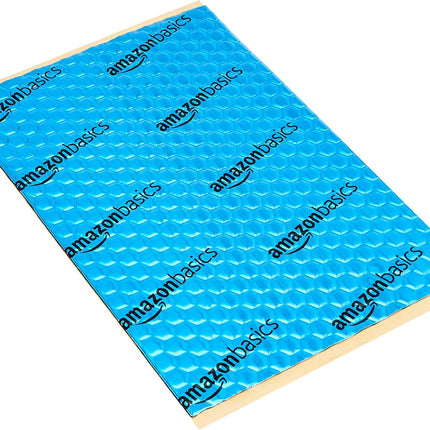 Amazon Basics Car Sound Deadening Mat, 9.8" x 15.7", 34-Piece, Heat and Noise Insulation, Vibration Dampening
