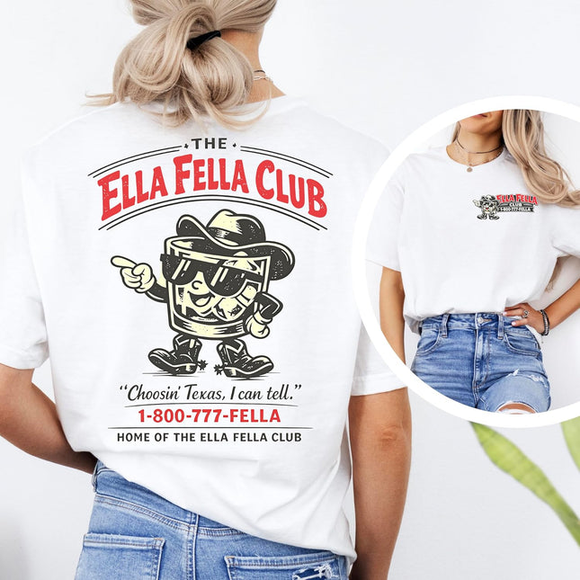 Ella Fella Club T-Shirt, Ellas Fellas Club Shirt, Country Music Fan Tee, Member Since 2023 Shirt - photo 2