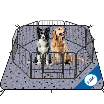Washable Pee Pads for Dogs, Ultra-Absorbent, 2 Pack 36"x41" Gray