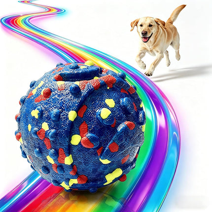 Interactive Dog toys, Smart Dog ball, E-TPU Material Automatic Moving, Bouncing, Vibrating ball Durable Duraspin Design for Aggressive Chewers.Keeps Dogs Busy and Entertained.Suitable for all dogs