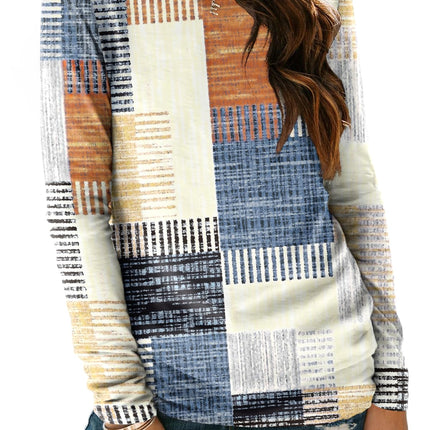 Women's Long Sleeve Crewneck Shirts Casual Basic Tops