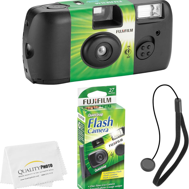 Flash 400 Disposable 35mm Camera (1 Pack) Bonus Hand