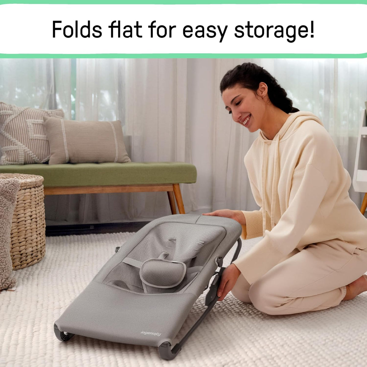 Vibrating Rocker Lightweight Foldable Infant Seat - photo 5