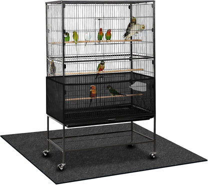 48 x 36 Inch Bird Cage Mat with Adjustable Seed Catcher