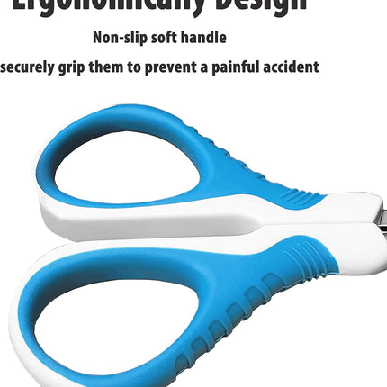 gonicc Professional Pet Nail Clippers and Trimmer - Best for Cats, Small Dogs and Any Small Pets. Sharp Angled Blade Pet Nail Trimmer Scissors.