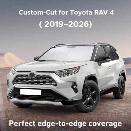 Windshield Sunshade Compatible for Toyota RAV4 2019-2024 2025 2026 - photo 2