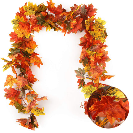 Artificial Black Garland Hanging Vine Artificial Red Floral Garland