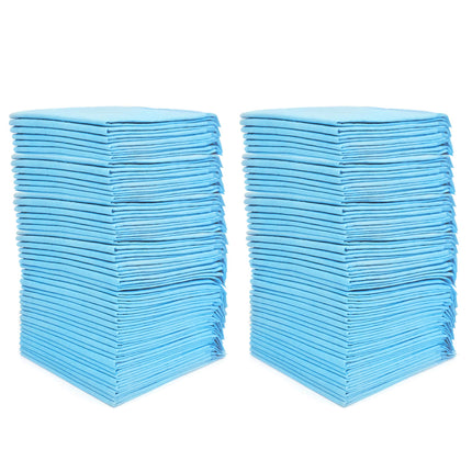 (100 Tapetes) Tapetes de Entrenamiento para Baño de Mascotas Ultra Absorbentes 18" x 13" Tecnología de Bloqueo de Humedad que Convierte Líquido en Gel - para Conejos y Cobayos