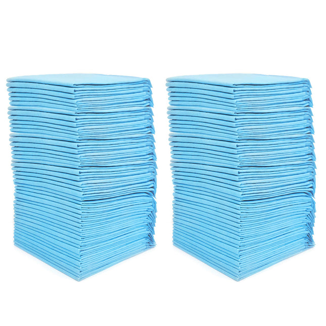 (100 Pads) Ultra Absorbency Pet Toilet Training Pads 18" x 13" Moisture Locking Technology Turns Liquid into Gel - for Rabbits and Guinea Pigs