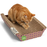 Super Scratcher Chaise Corrugated Cat Scratcher, Catnip Infusion Technology - Brown, One Size