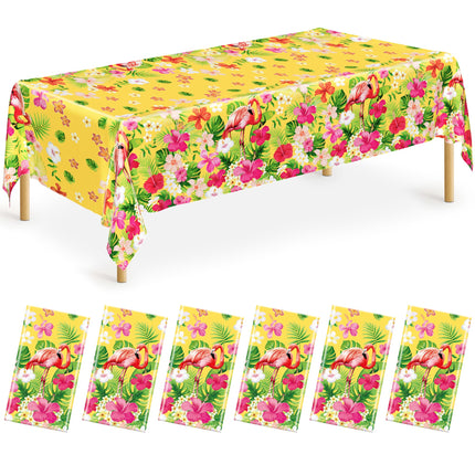 4 Pack Halloween Tablecloth 54 x 108 Inch Pumpkin Spider Web Table Cover