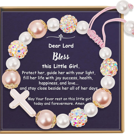 Sereney Mothers Day Gifts for Mom Grandma Daughter 1st New Mom Sister Step Mother Wife Girlfriend Best Friends, Pearl Bracelet as Graduation Gift for Her, Beaded Bracelets as Birthday Gifts for Women