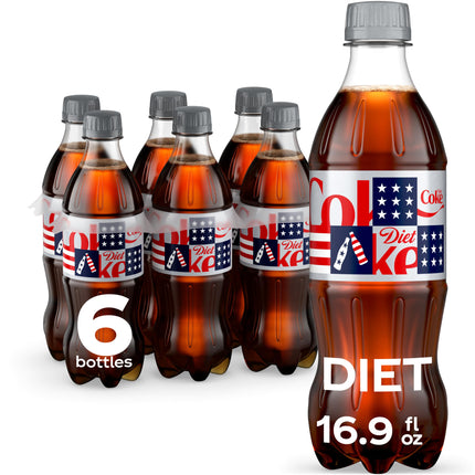 Amazon.com : Diet Coke Diet Soda, 16.9 fl oz Bottles, 6 Pack - Cola Soft Drinks : Everything Else