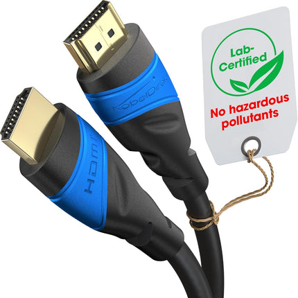 KabelDirekt – 8K / 4K HDMI Cable – 0.5ft & More HDMI Cables (0.5ft–75ft) – German-Engineered HDMI Cord – Supports 10K/8K@60Hz/4K@120Hz – HDMI Cable for HDTV, PC, PS5, Xbox, Switch