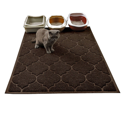 LittleTiger Cat Litter Mat, XL Super Size, Phthalate Free, Easy to Clean, 46x35 Inches, Durable, Soft on Paws, Large Litter Mat.