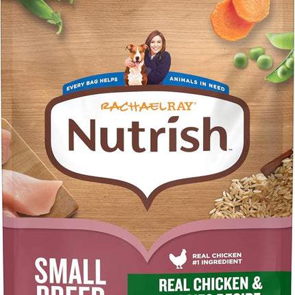 Nutrish Rachael Ray Dry Dog Food Small Breed Real Chicken & Veggies Recipe, 5 lb. Bag