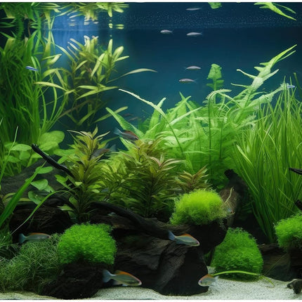 Aquarium Background Diverse Collection of Aquatic Plants Seagrasses Terrarium Background Redwood Root Moss Tropical Style Underwater Plants Fish Tank Background Under The Sea Aquarium Backdrop 24x16in