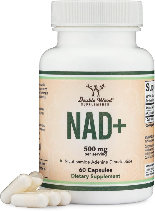 NAD+ 500mg Pure Anti-Aging Cell Support — 30 Day S
