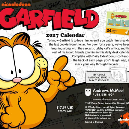 Garfield 2027 Day-to-Day Calendar