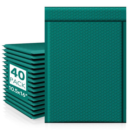 Bubble Mailers 10.5x16 Inch 40 Pack Self Seal Padded Envelopes