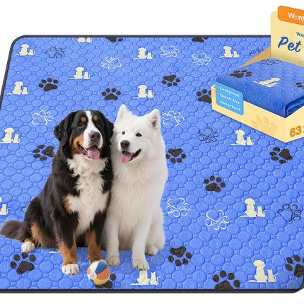 Washable Pee Pads for Dogs, Waterproof, 18 x 24 in, 4 Pack, Gray