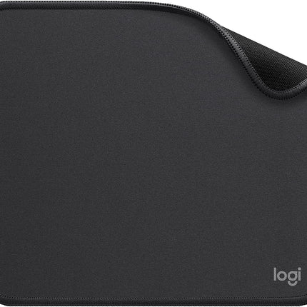 Logitech Mouse Pad - Studio Series, Computer Mouse Mat with Anti-Slip Rubber Base, Easy Gliding, Spill-Resistant Surface, Durable Materials, Portable, in a Fresh Modern Design, Graphite