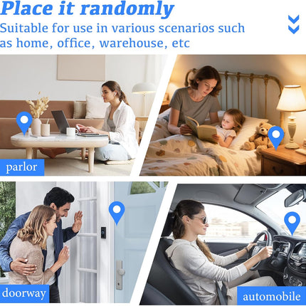1pcs Only 0.9 inch Hidden Camera with Audio/Video Mini Small Spy Home Indoor Use Cam Night Vision Motion Detection Baby Monitor Wireless Outdoor Nanny WiFi espias ocultas Security Secret (1, mini)