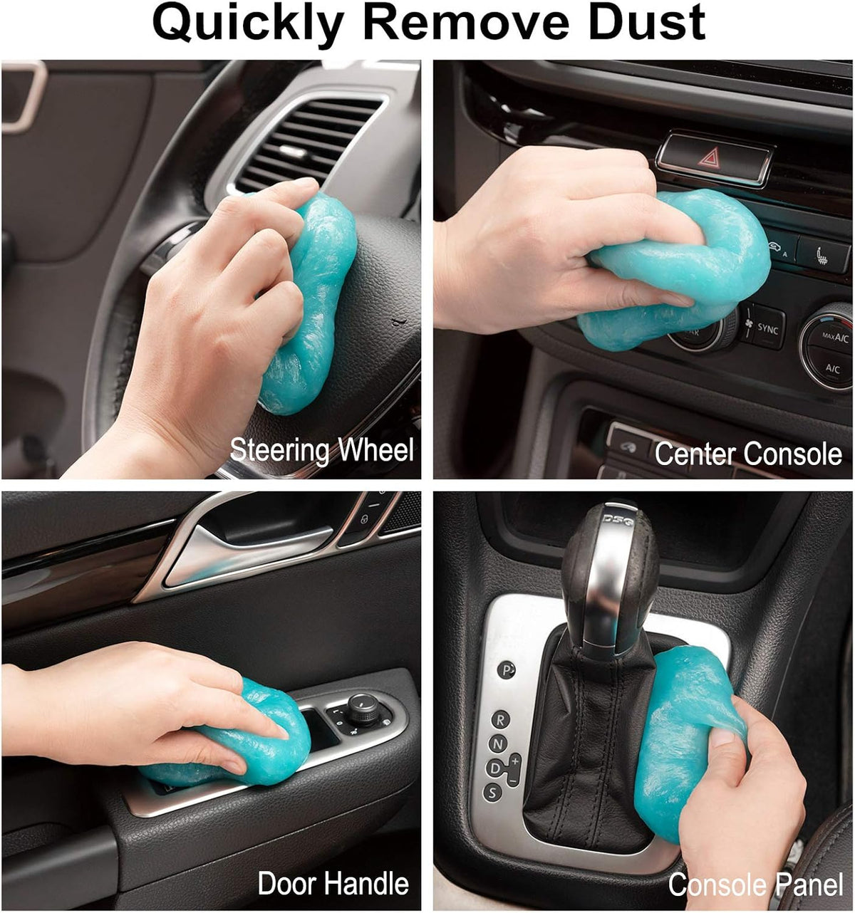 2Pack Cleaning Gel Car Putty Car Detail Putty Auto Detail Gel Detail for Car Interior Cleaner Kits - photo 2