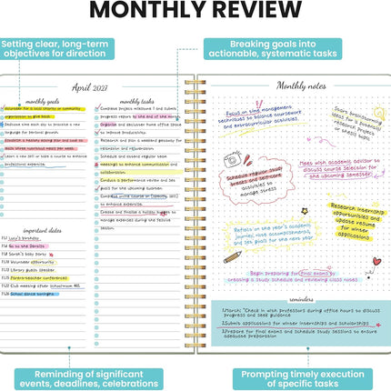 Monthly Planner 2025-2027, 2 Year Months Planner Calendar 2025-2027, July 2025 - June 2027, 7" x 10", 25-27 Monthly Calendar Planner, 24 Months, Perfect for School Office Home Planning - Green
