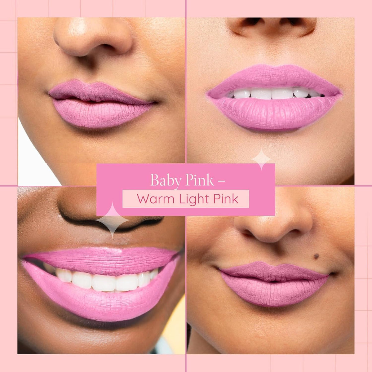 Matte Liquid Lipstick | Baby Pink Light Pink Lip Color - photo 4